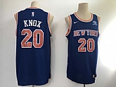 Knicks 20 Kevin Knox Blue Nike Swingman Jersey,baseball caps,new era cap wholesale,wholesale hats